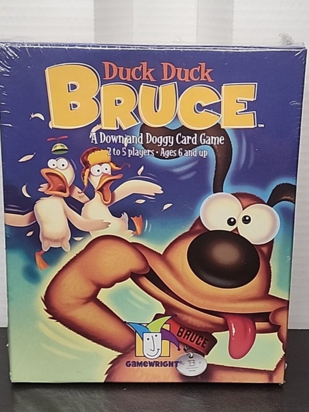 new DUCK DUCK BRUCE Card Game 2007 Gamewright Dr Toy Award Winner down doggy 6+